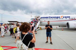 Pierwszy w tym sezonie lot z Szyman do Turcji. Samolot był wypełniony po brzegi [ZDJĘCIA]