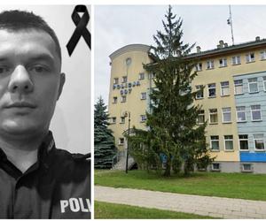 Policjanci żegnają tragicznie zmarłego kolegę