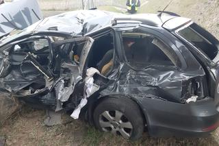 Tragiczny wypadek na S5 pod Lesznem - nie żyje kierowca