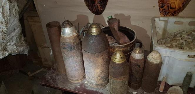 Powojenne niewybuchy w miejscowości Żerdenka (pow. leski)