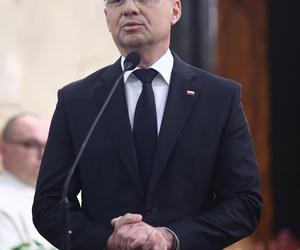 Andrzej Duda na pogrzebie Jacka Zielińskiego