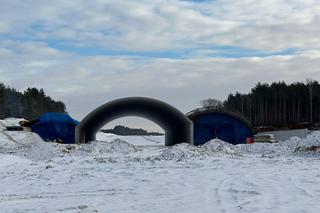 Postępy na placu budowy A2 w okolicach Siedlec