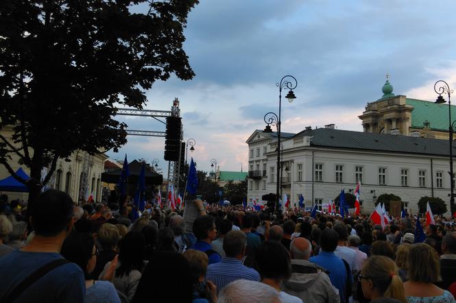 Protest w Warszawie