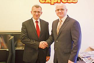 Minister Krzysztof Kwiatkowski w redakcji Super Expressu ZDJĘCIA