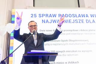 Wybory 2024: Radosław Witkowski po raz 3. prezydentem Radomia!