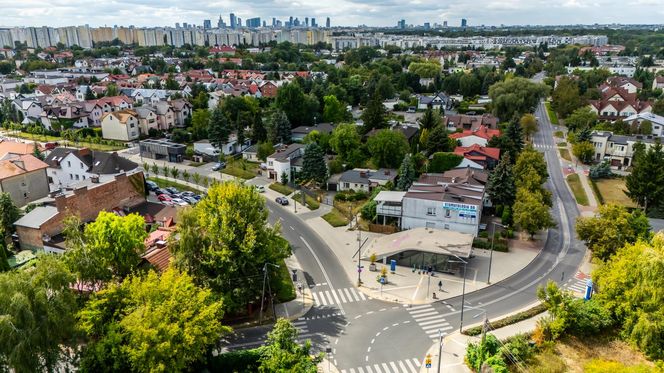 Okolice stacji metro Zacisze w Warszawie