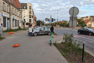Poranny wypadek w Toruniu. Kierująca ukarana wysokim mandatem