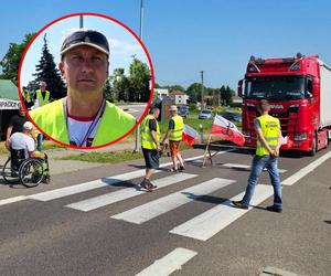 Protest mieszkańców Duńkowiczek