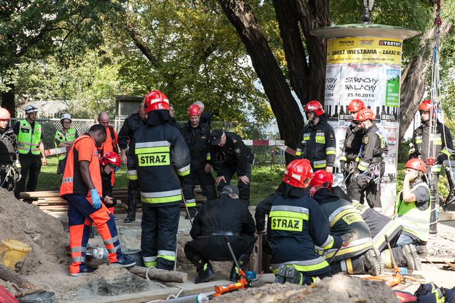 Akcja ratunkowa na terenie Uniwersytetu Warszawskiego