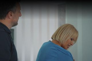 M jak miłość odc. 1889. Dorota (Iwona Rejzner), Bartek (Arkadiusz Smoleński)