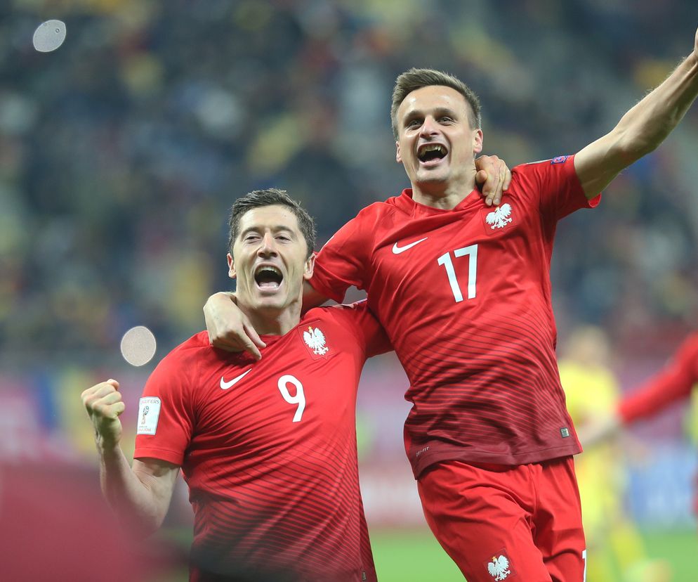 Robert Lewandowski i Sławomir Peszko