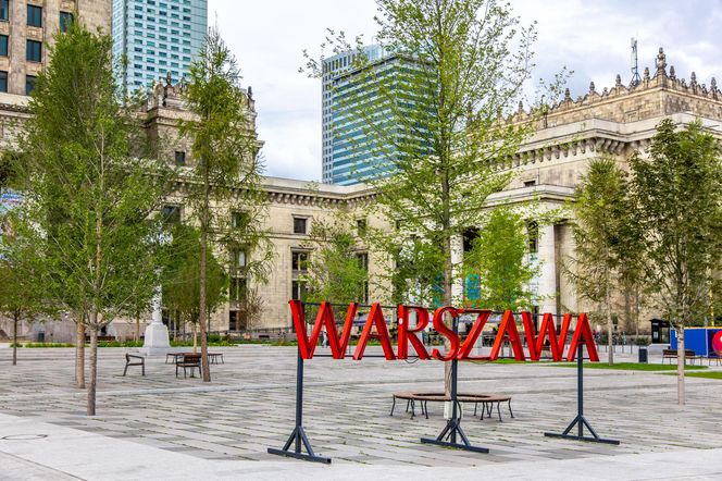 Plac Centralny Warszawa, sierpień 2025
