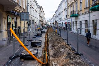 Remont ul. Chmielnej w Warszawie, listopad 2023