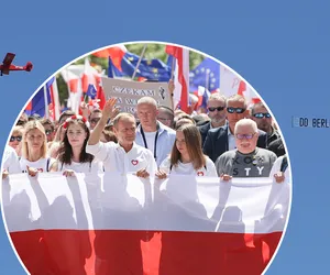 Samolot z napisem Do Berlina! nad marszem to złamanie przepisów? Będzie zawiadomienie do prokuratury