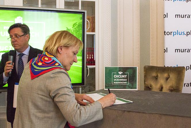 Sygnotariusze koalicji "Chcemy uczciwego budownictwa"