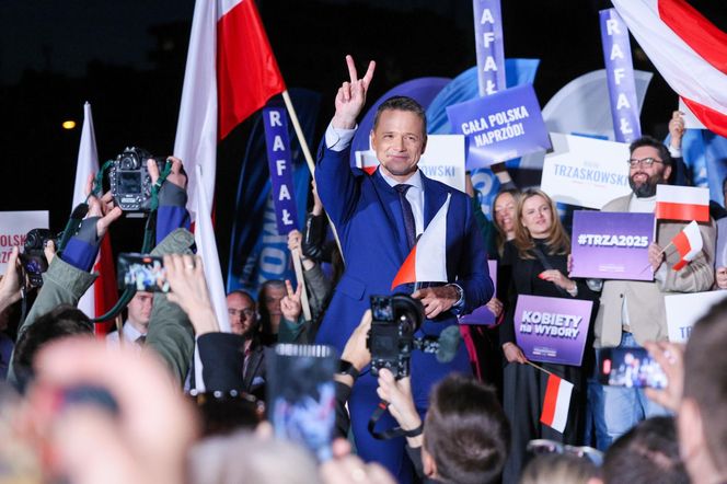 Wiec Rafała Trzaskowskiego po debacie