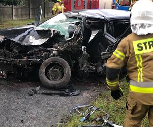 Poznań. Śmiertelny wypadek na Meteorytowej! 46-latek zginął w rozbitym volkswagenie [ZDJĘCIA]
