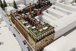 Lofty w Fabryce Jedwabiu w Łodzi, wizualizacja