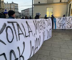 Protest kibiców Ruchu Chorzów w sprawie stadionu 