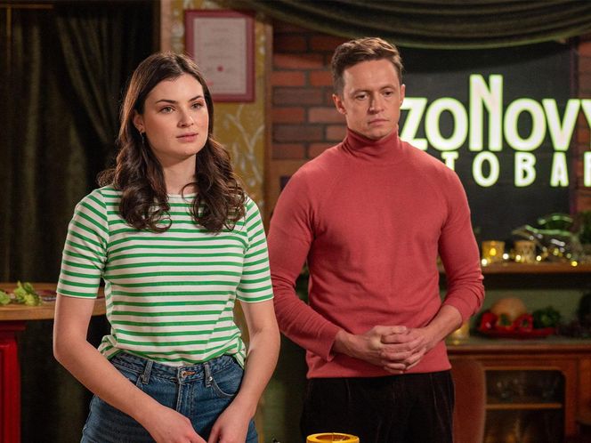 Barwy szczęścia, odcinek 3190: Weronika (Maria Świłpa), Modrzycki (Piotr Ligienza)