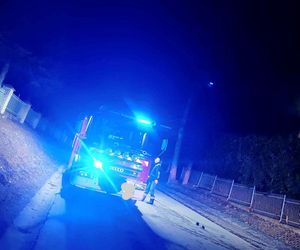 Pożar plebanii w Jaworniku Polskim