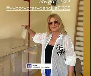 Wybory Prezydenckie 2025: Jak głosują gwiazdy? Majka Jeżowska
