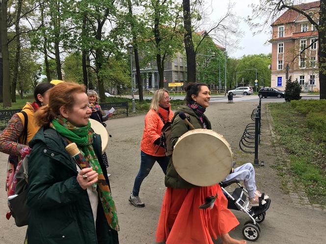 Happening "Boso przez Grudziądz"