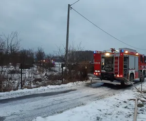 Pożar w Pogórzu w pow. cieszyńskim. Ranna jedna osoba 
