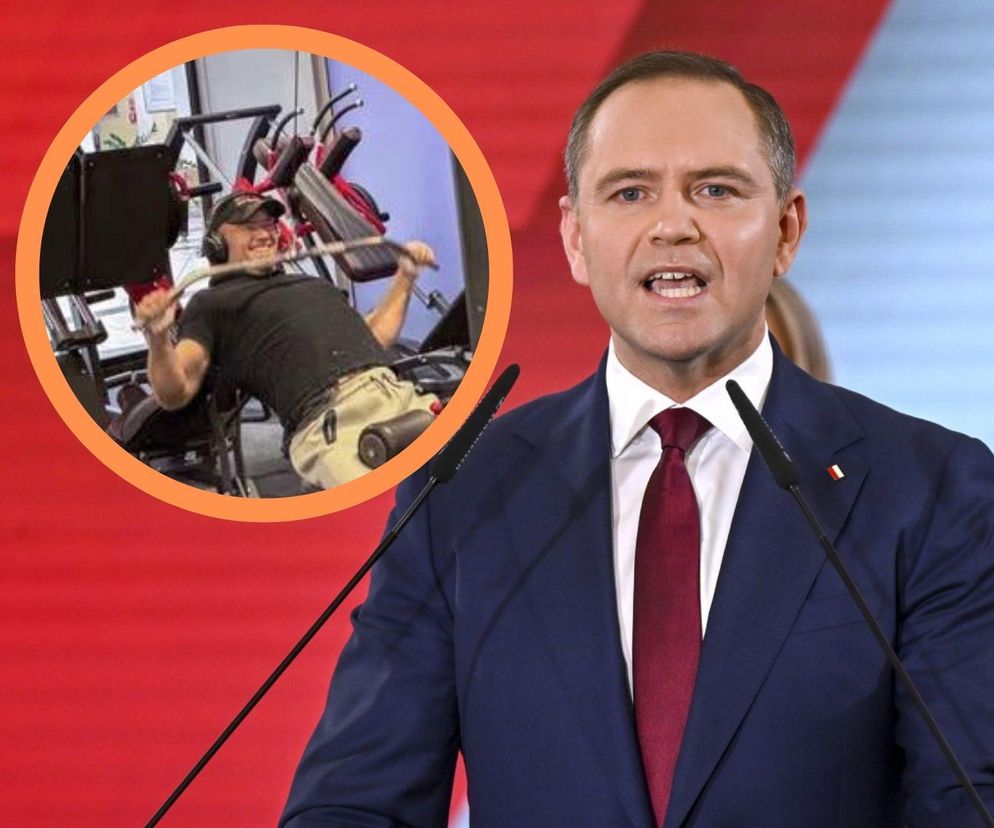 Karol Nawrocki / siłownia