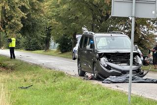 Tragedia pod Pruszkowem! Huknął motocyklem w osobówkę. Na ratunek nie było szans