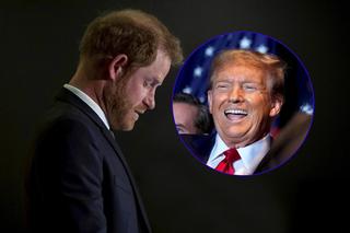 Donald Trump wyrzuci księcia Harry'ego z USA?! Zdradził królową