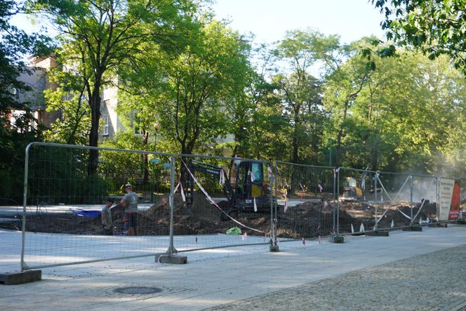Rewitalizacja Parku Planty w Białymstoku latem 2025