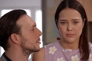 Pierwsza miłość odc. 3619. Sebastian (Ksawery Szlenkier), Julita (Dagmara Bryzek)