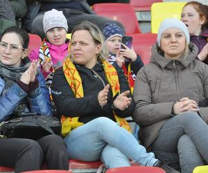 Kibice na meczu Korona Kielce - Radomiak (19 kwietnia 2024)