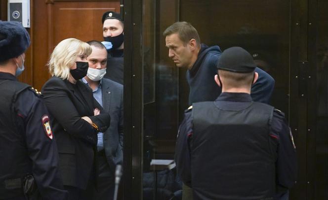 Aleksiej Nawalny w sądzie