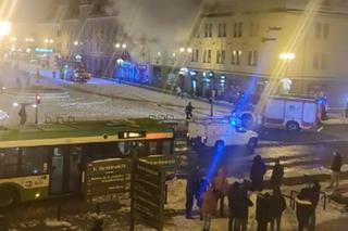 Pożar mieszkania w centrum Białegostoku