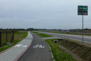 Droga rowerowa wzdłuż ul. Lubelskiej przy lotnisku