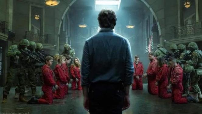 Dom z papieru 5, część 2: Profesor (Alvaro Morte) z całą ekipą