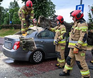  Skutki nawałnic na południu Polski.