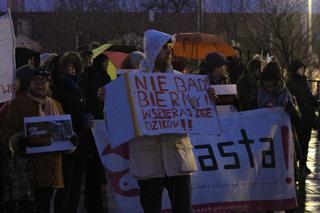 Szczecinianie protestowali przeciwko odstrzałowi dzików