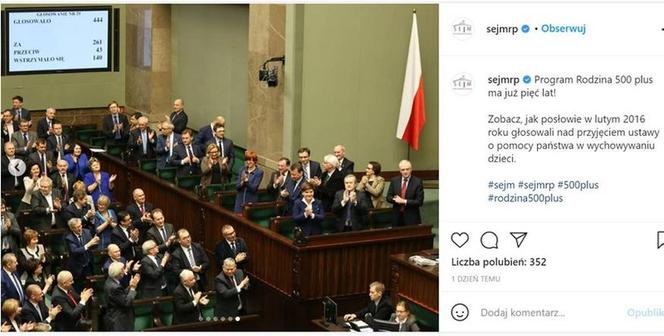 Piąta rocznica 500 plus