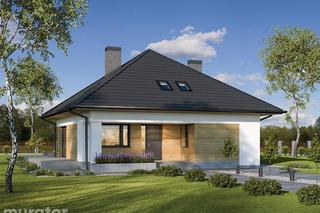 Projekt domu Bez tajemnic z katalogu Muratora - wizualizacje, plany, rysunki