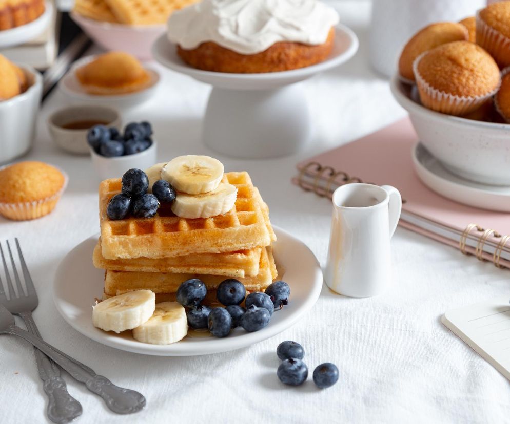Niskokaloryczne gofry to hit w moim domu. Zajadam się nimi bez wyrzutów sumienia