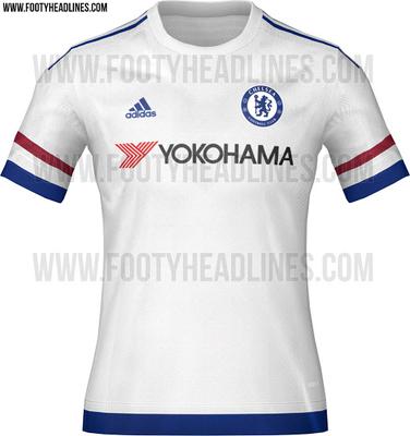Chelsea Londyn koszulka wyjazdowa na sezon 2015/2016