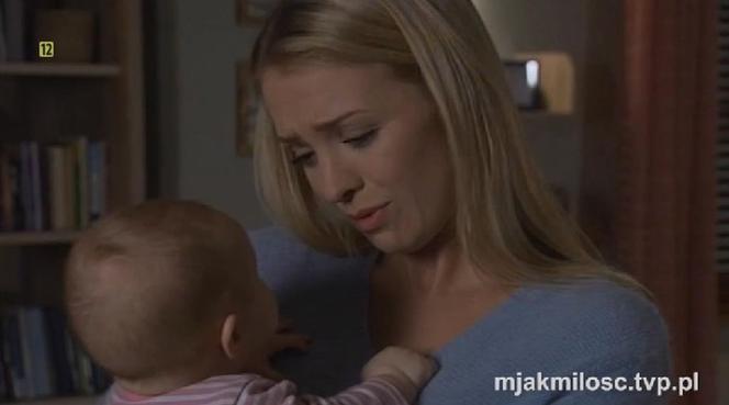 M jak miłość odcinek 1228. Joasia (Barbara Kurdej-Szatan), Helenka (Ola Trojanowska)