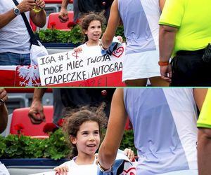 Iga uszczęśliwiła małą Oliwkę