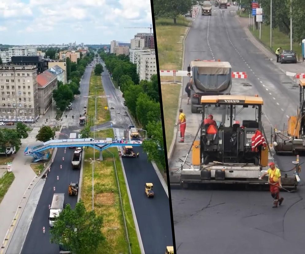 Wymiana nawierzchni od Czerniakowskiej do Mostu Siekierkowskiego. Wisłostrada będzie jak nowa!