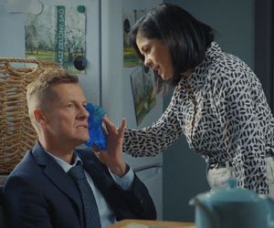 	M jak miłość odc. 1846. Kinga (Katarzyna Cichopek), Piotrek (Marcin Mroczek)