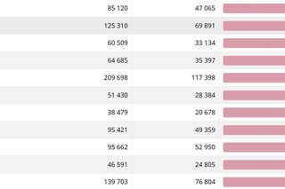 Frekwencja wyborcza w miastach woj. śląskim na godz. 17 
