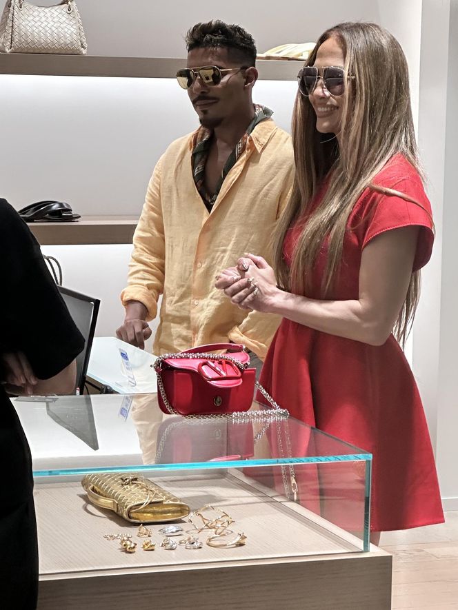 Jennifer Lopez na zakupach
